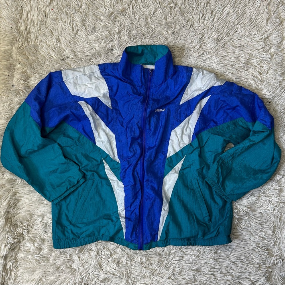 ◾️Vintage Dreimar ColourBlock Windbreaker Jacket